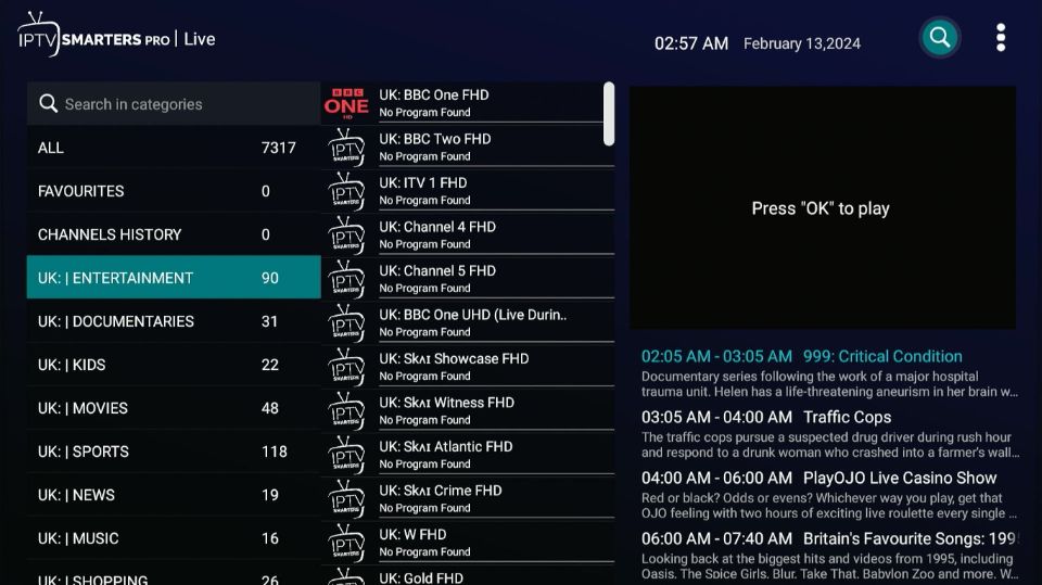 IPTV Smarters Pro will load your channels