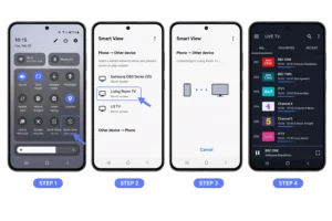 mirror iptv from your phone