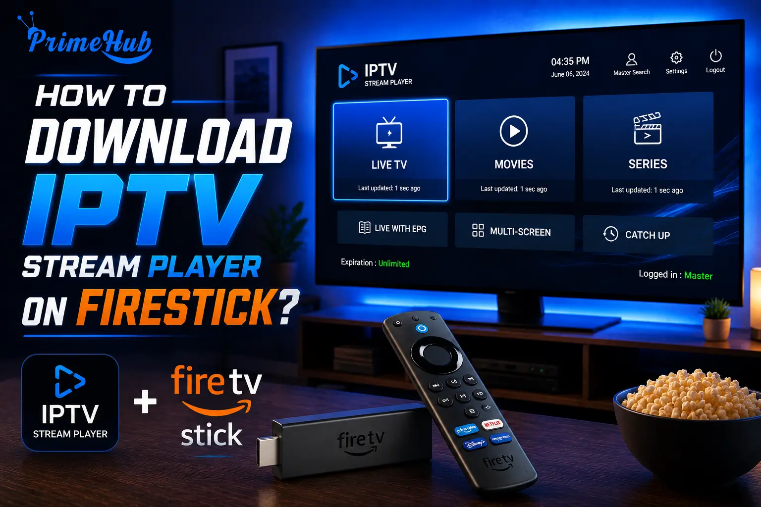 iptv stream player on firestick
