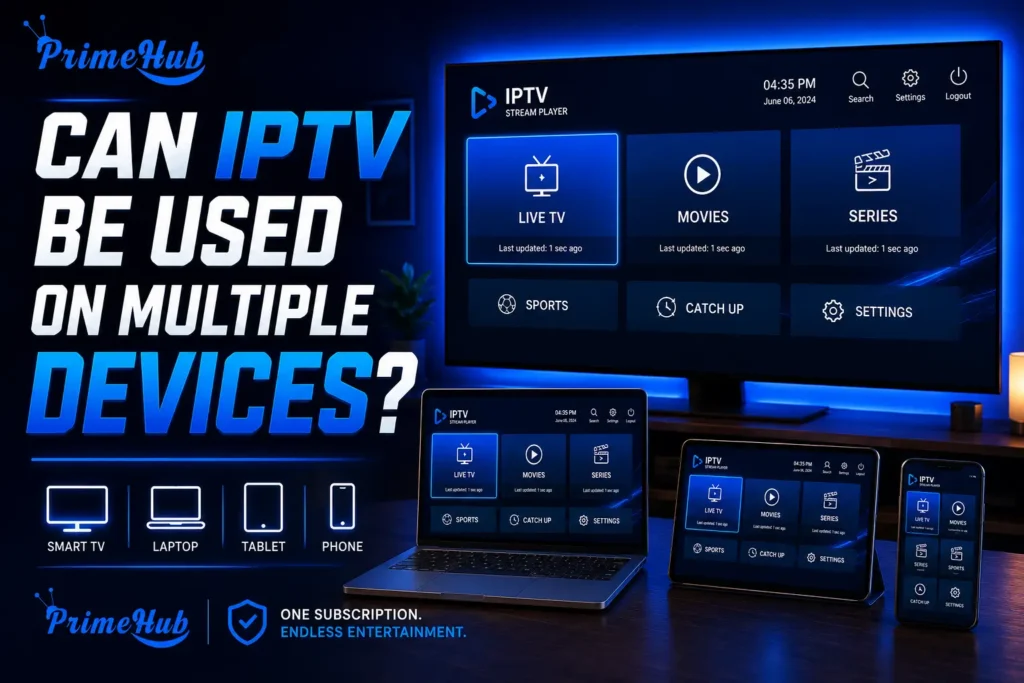 iptv used on multiple devices